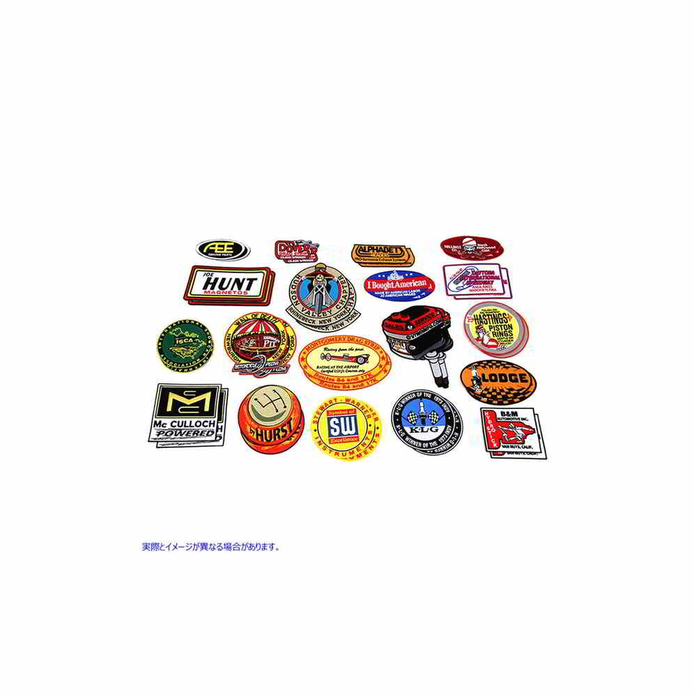 48-0837 ホットロッドパッチセット 取寄せ Vツイン Hot Rod Patch Set (検索用／