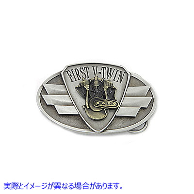 48-1112 初のVツインベルトバックル 取寄せ Vツイン First V-Twin Belt Buckle (検索用／