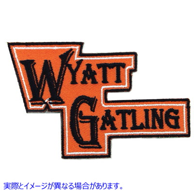48-1338 ワイアットガトリングパッチ 取寄せ Vツイン Wyatt Gatling Patches (検索用／