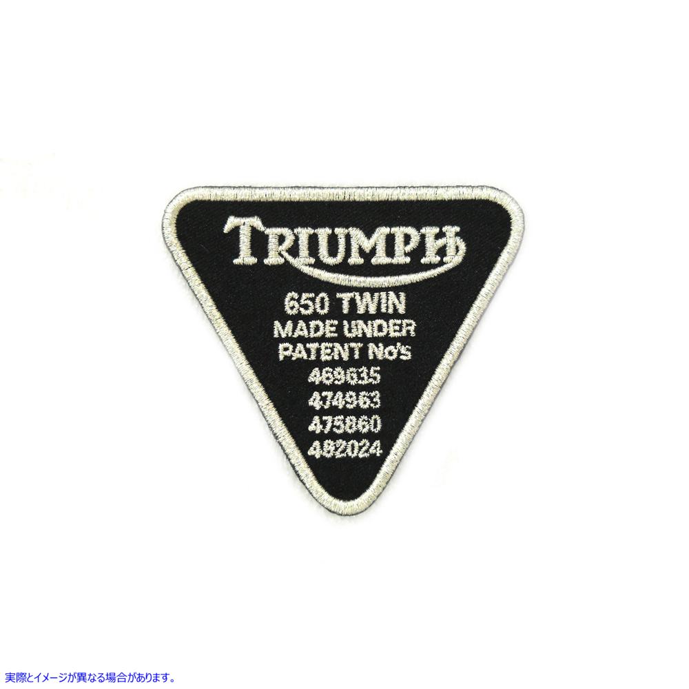 48-1350 特許タグパッチ 取寄せ Vツイン Patent Tag Patches (検索用／