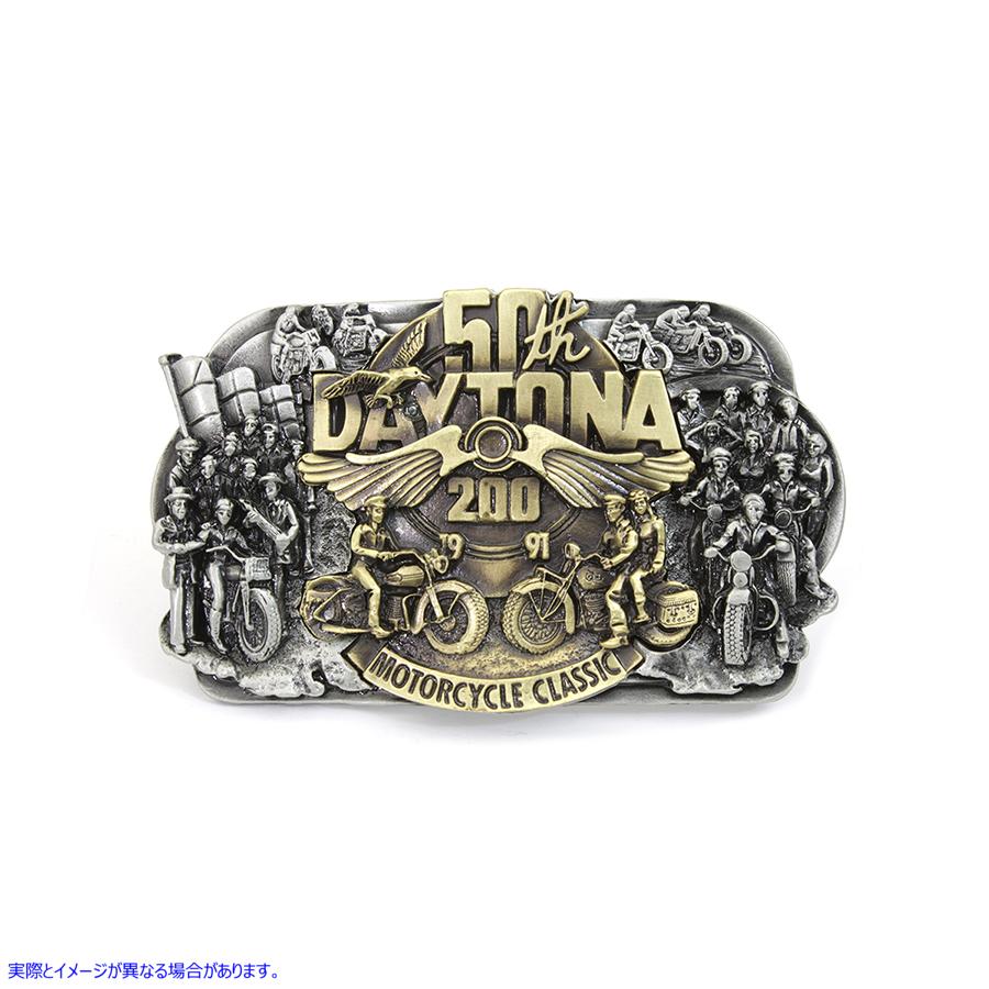 48-1371 50th デイトナ ベルトバックル 取寄せ Vツイン 50th Daytona Belt Buckle (検索用／