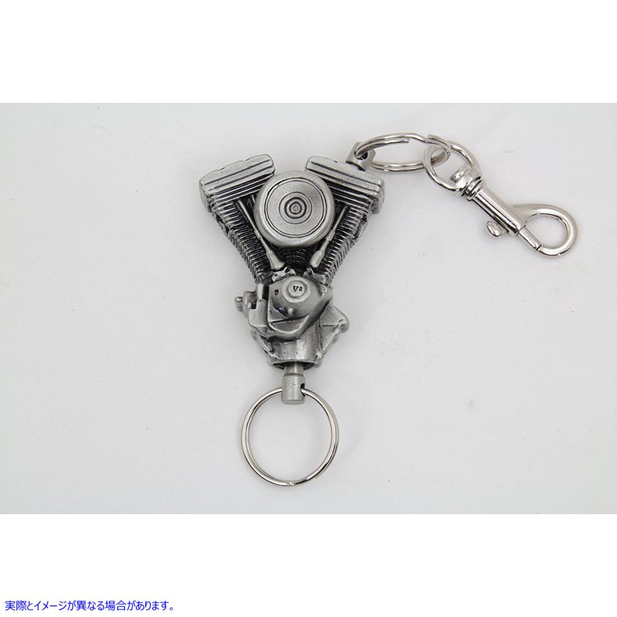 48-1469 エボリューションエンジンキーホルダー 取寄せ Vツイン Evolution Engine Keychain (検索用／