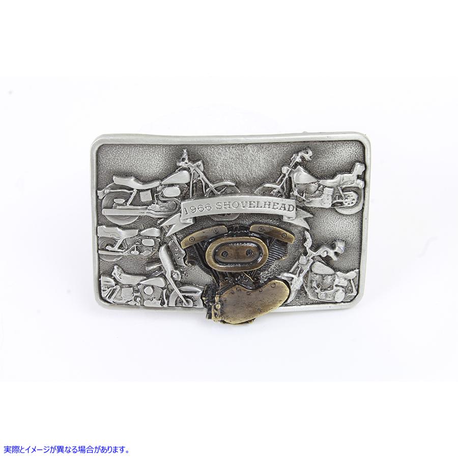 48-1514 ショベルヘッド ベルト バックル 取寄せ Vツイン Shovelhead Belt Buckle (検索用／