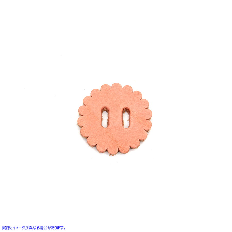 48-1667 天然皮革コンチョ ロゼット 1-3/4 インチ 取寄せ Vツイン Natural Leather Concho Rosette 1-3/4 inch (検索用／