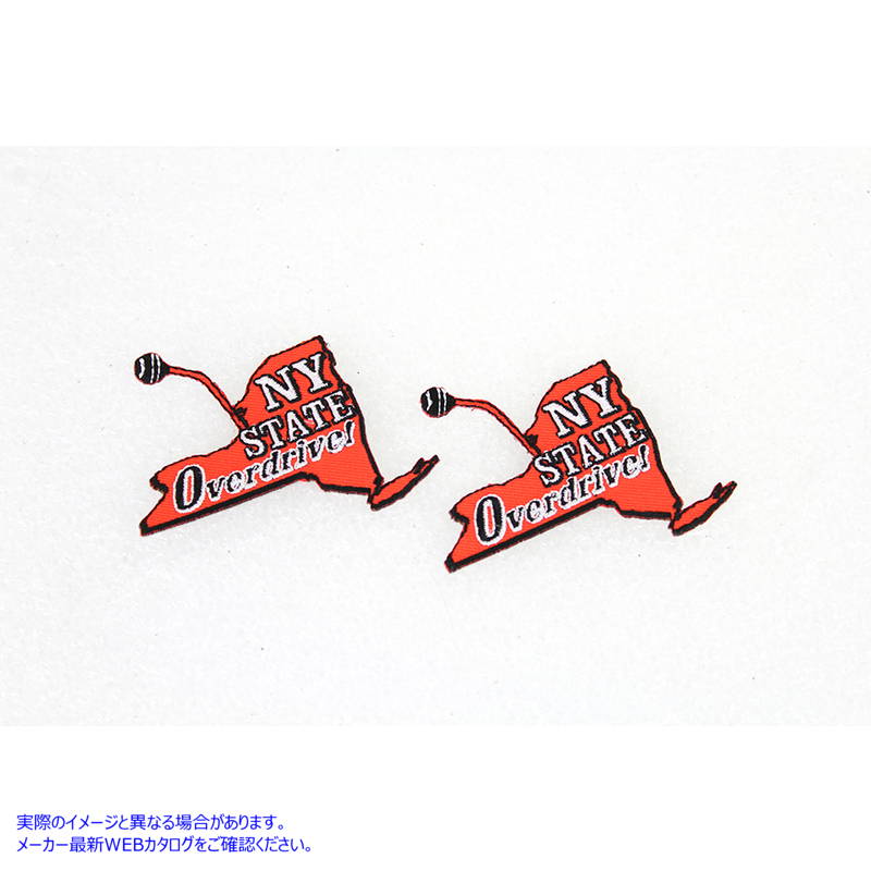 48-1671 ニューヨーク州オーバードライブ パッチ セット 取寄せ Vツイン New York State Overdrive Patch Set (検索用／