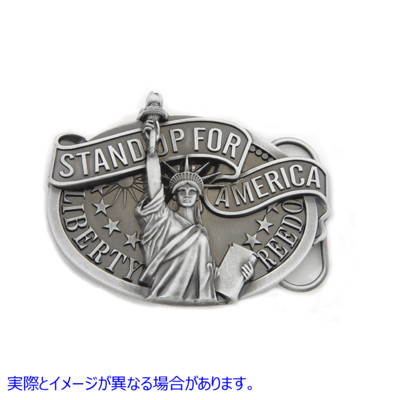 48-1674 リバティベルトのバックル 取寄せ Vツイン Liberty Belt Buckle (検索用／