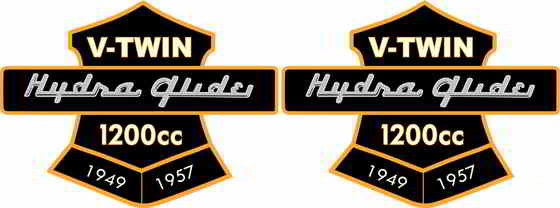 48-1872 1949 ～ 1957 年のハイドラ グライド パッチ 取寄せ Vツイン 1949-1957 Hydra Glide Patches (検索用／