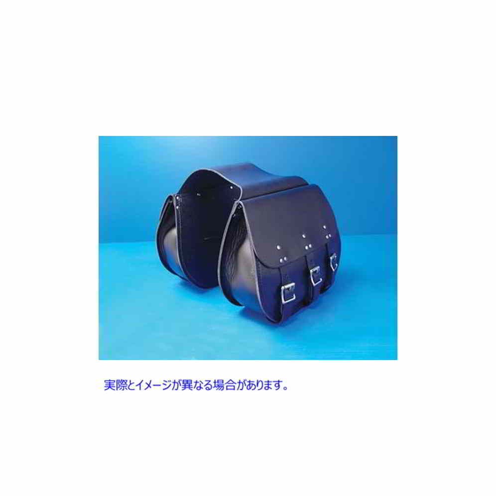48-3128 3 バックル スロオーバー サドルバッグ ブラック 取寄せ Vツイン 3 Buckle Thro-Over Saddlebags Black (検索用／ Pac-K