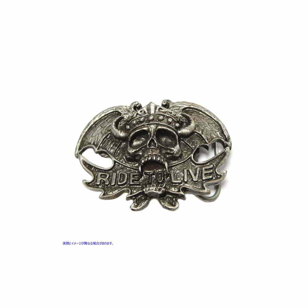 48-7784 ライド トゥ ライブ ベルト バックル 取寄せ Vツイン Ride To Live Belt Buckle (検索用／