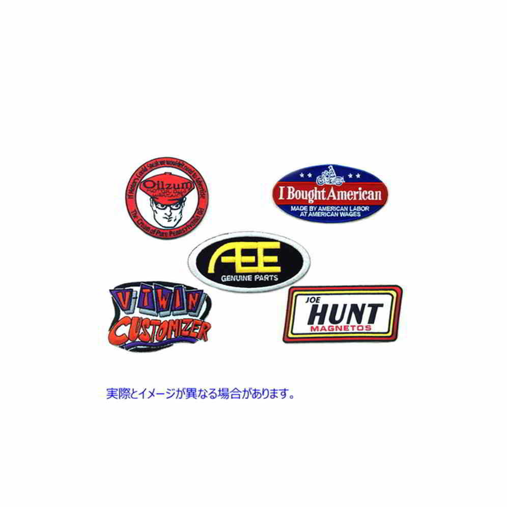 48-8001 布ワッペンセットシリーズ1 取寄せ Vツイン Cloth Patch Set Series 1 (検索用／