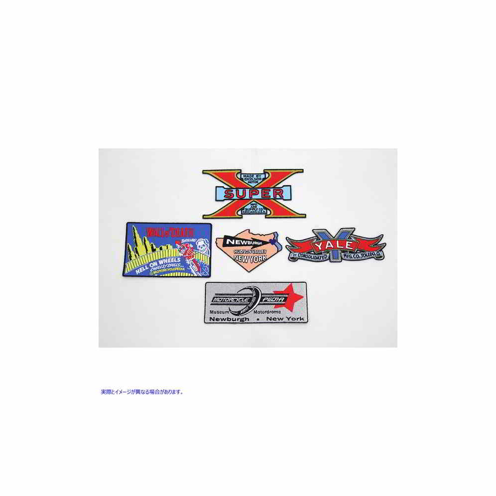 48-8012 布ワッペンセット シリーズ12 取寄せ Vツイン Cloth Patch Set Series 12 (検索用／