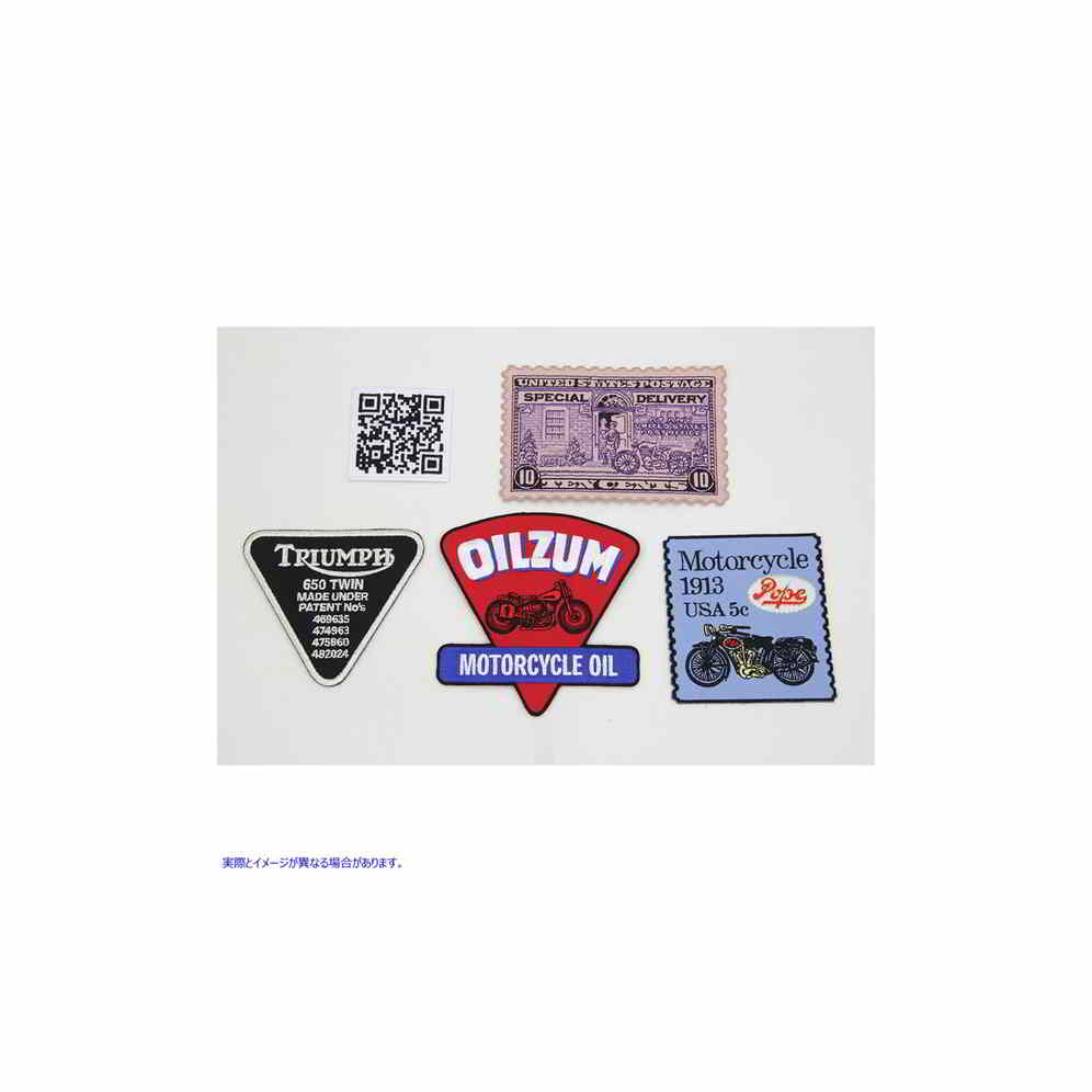 48-8014 布ワッペンセット シリーズ14 取寄せ Vツイン Cloth Patch Set Series 14 (検索用／