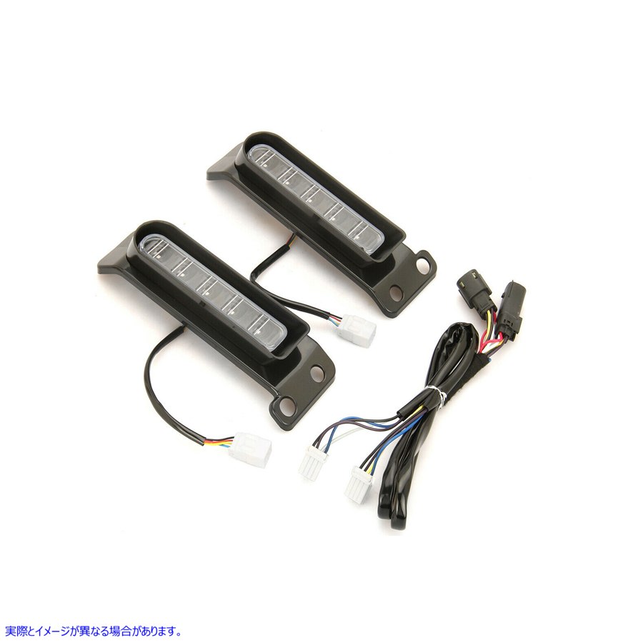 49-0004 補助サドルバッグLEDランプキット 取寄せ Vツイン Auxiliary Saddlebag LED Lamp Kit (検索用／67800589