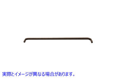 49-0104 Zicad メッキフロントブレーキロッド全長 10-7/8 インチ 取寄せ Vツイン Zicad Plated Front Brake Rod 10-7/8 inch Ove
