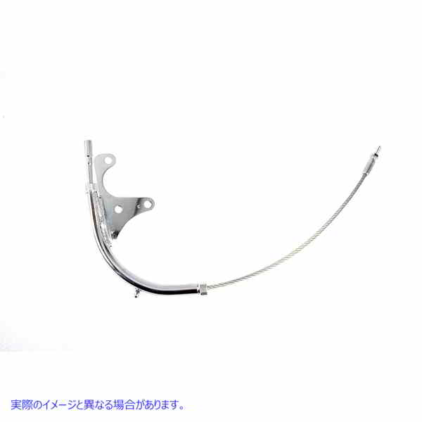 49-0126 クラッチケーブル クローム 取寄せ Vツイン Clutch Cable Chrome (検索用／36975-41A