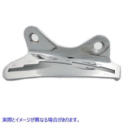 49-0147 クローム左側タンクハンドシフターゲート 取寄せ Vツイン Chrome Left Side Tank Hand Shifter Gate (検索用／33786-40