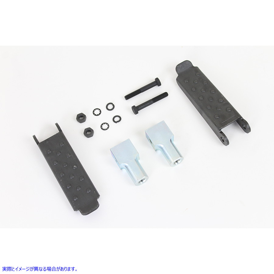 49-0177 パーカーライズドリアステップセット 取寄せ Vツイン Parkerized Rear Footpeg Set (検索用／52652-29