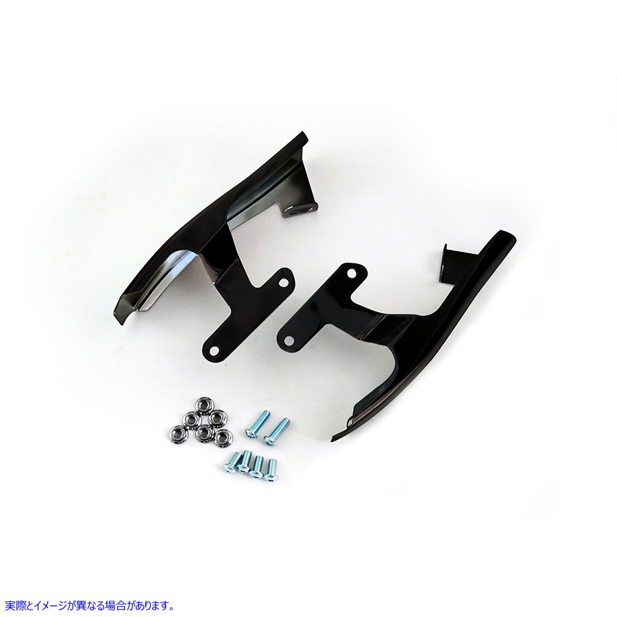 49-0469 ブラック サドルバッグ フィラー ストリップ セット 取寄せ Vツイン Black Saddlebag Filler Strip Set (検索用／91614-
