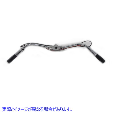 49-0482 インライン スプリング フォーク ハンドルバー アセンブリ クローム 取寄せ Vツイン Inline Spring Fork Handlebar Asse