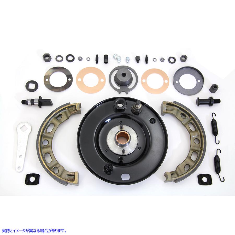 49-0537 フロントブレーキバッキングプレートキット 取寄せ Vツイン Front Brake Backing Plate Kit (検索用／