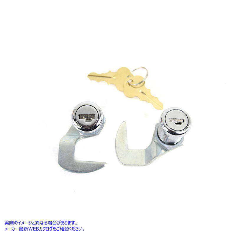 49-0666 サドルバッグロックセット 取寄せ Vツイン Saddlebag Lock Set (検索用／53587-85