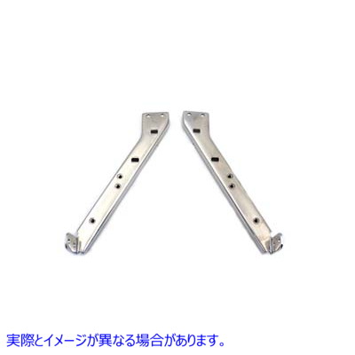 49-0791 クローム サドルバッグ ガード キット ブラケット 取寄せ Vツイン Chrome Saddlebag Guard Kit Brackets (検索用／90718