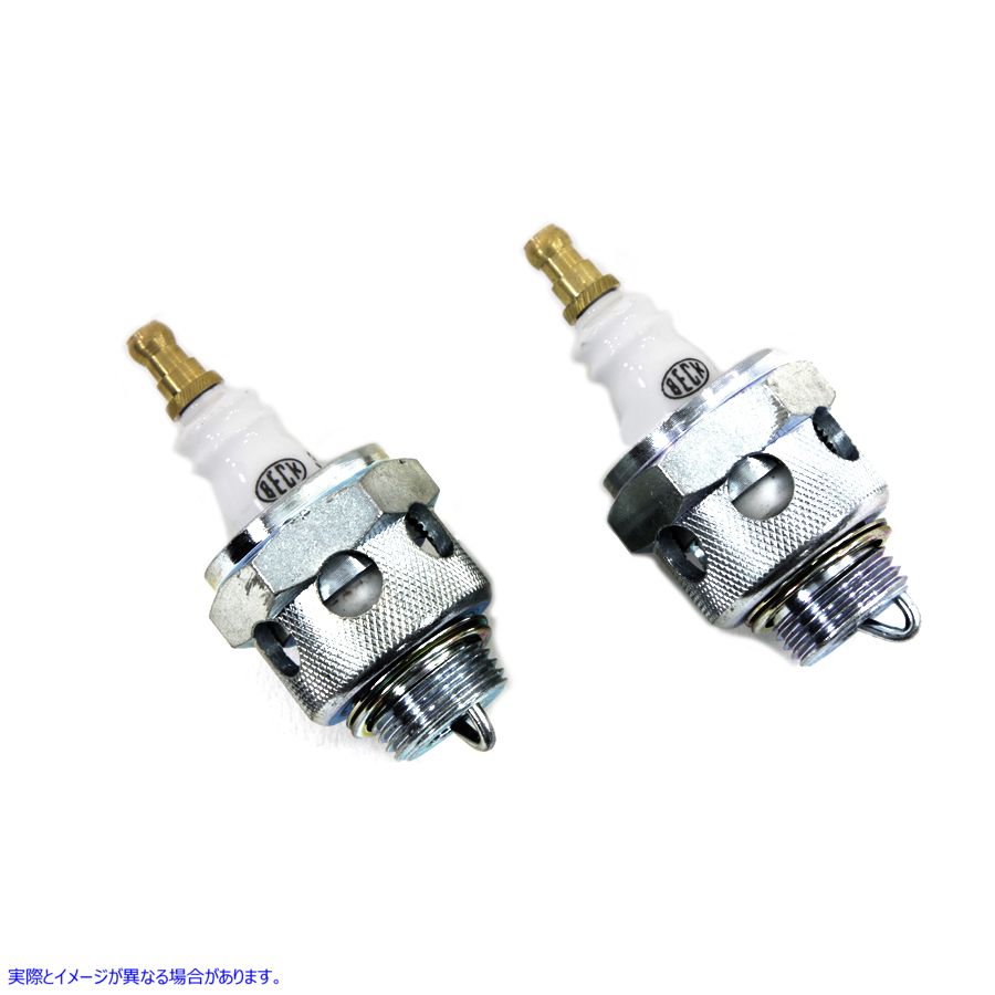 49-0796 レプリカ18mmスパークプラグセット 取寄せ Vツイン Replica 18mm Spark Plug Set (検索用／