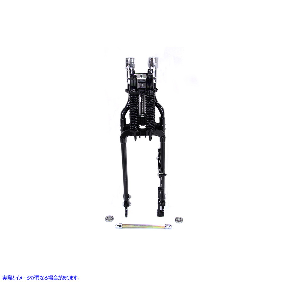 49-0839 FLSTS コンプリート オフセット スプリング フォーク アセンブリ ブラック 取寄せ Vツイン FLSTS Complete Offset Sprin