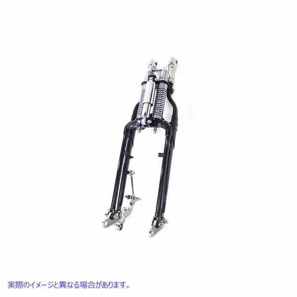 49-0844 FXSTS インライン スプリング フォーク アセンブリ ブラック 取寄せ Vツイン FXSTS Inline Spring Fork Assembly Black