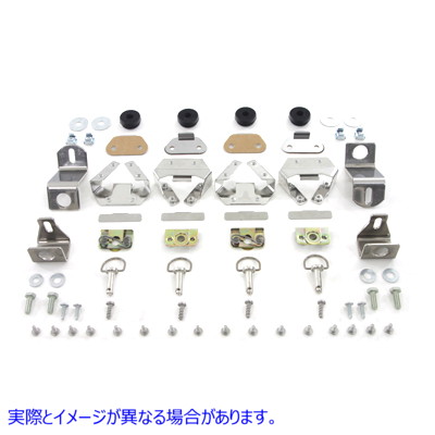 49-0874 サドルバッグスタッドとハードウェアキット 取寄せ Vツイン Saddlebag Stud and Hardware Kit (検索用／