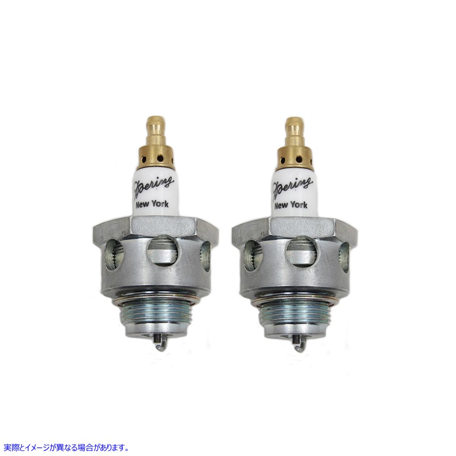 49-0880 7/8インチドーリングスパークプラグセット 取寄せ Vツイン 7/8 inch Doering Spark Plug Set (検索用／36-11