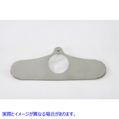 49-0981 トップトリプルツリーカバー オフセットポリッシュ 取寄せ Vツイン Top Triple Tree Cover Offset Polished (検索用／46