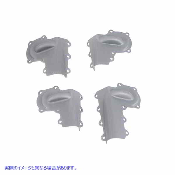 49-1166 ナックルヘッド ロッカー ティン セット パーカーライズド 取寄せ Vツイン Knucklehead Rocker Tin Set Parkerized (検