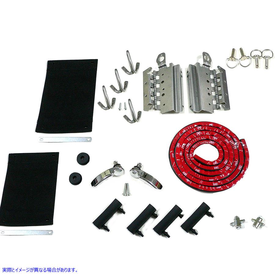 49-1245 サドルバッグハードウェアキット 取寄せ Vツイン Saddlebag Hardware Kit (検索用／