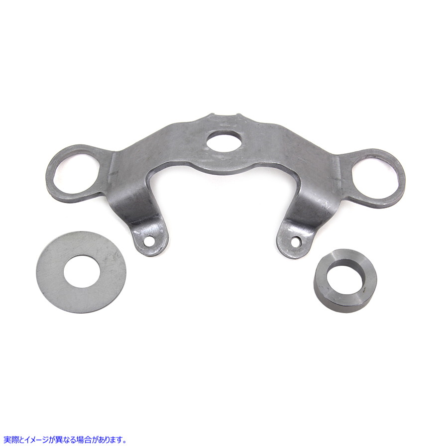 49-1312 【廃番】 スプリングフォークフェンダータブプレートキット 取寄せ Vツイン Spring Fork Fender Tab Plate Kit (検索用