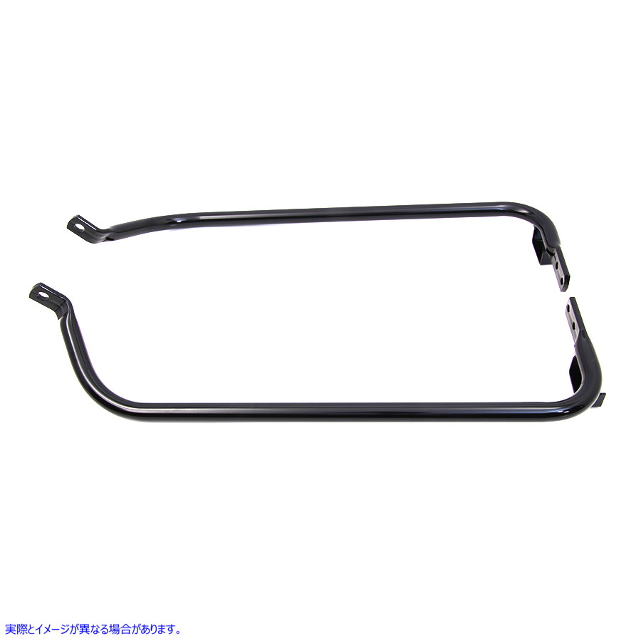 49-1436 ロアサドルバッグガードセット ブラック 取寄せ Vツイン Lower Saddlebag Guard Set Black (検索用／