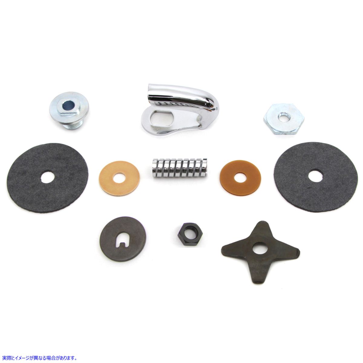 49-1505 スプリングフォークステアリングダンパーキット 取寄せ Vツイン Spring Fork Steering Damper Kit (検索用／