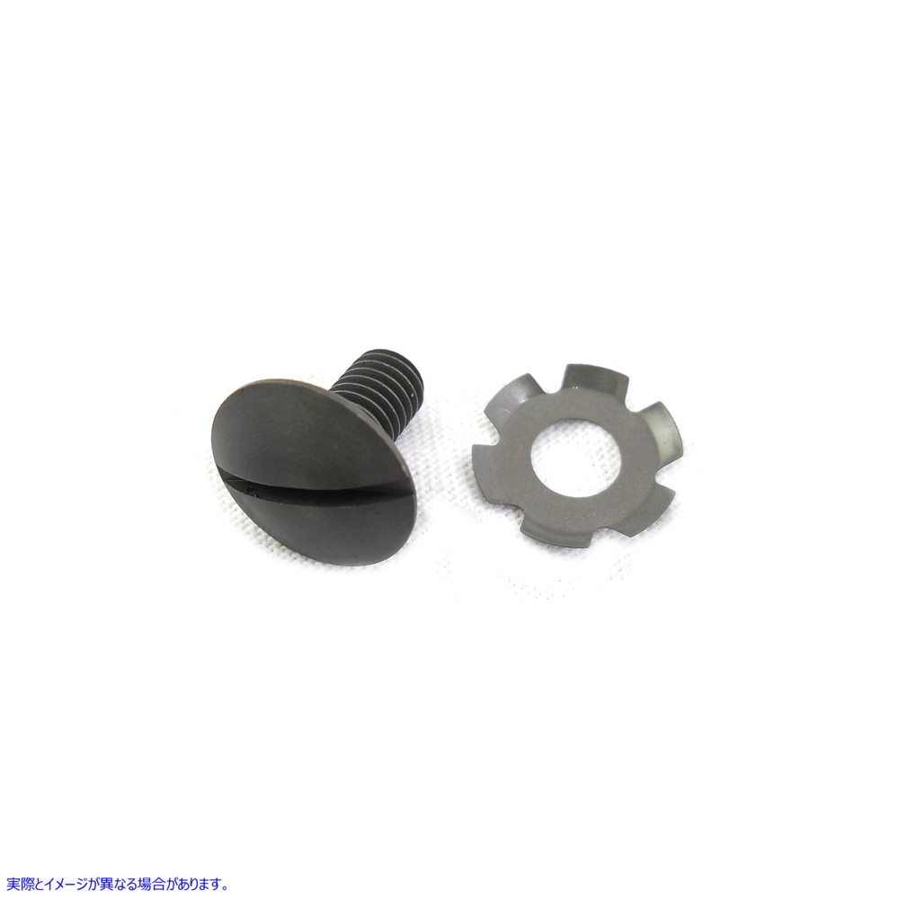 49-1523 パーカーライズドピボットレバーネジとスプリングセット 取寄せ Vツイン Parkerized Pivot Lever Screw and Spring Set