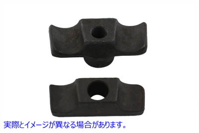 49-1995 サイドカーマウントクランプセット パーカーライズド 取寄せ Vツイン Side Car Mount Clamp Set (検索用／87127-36 8712