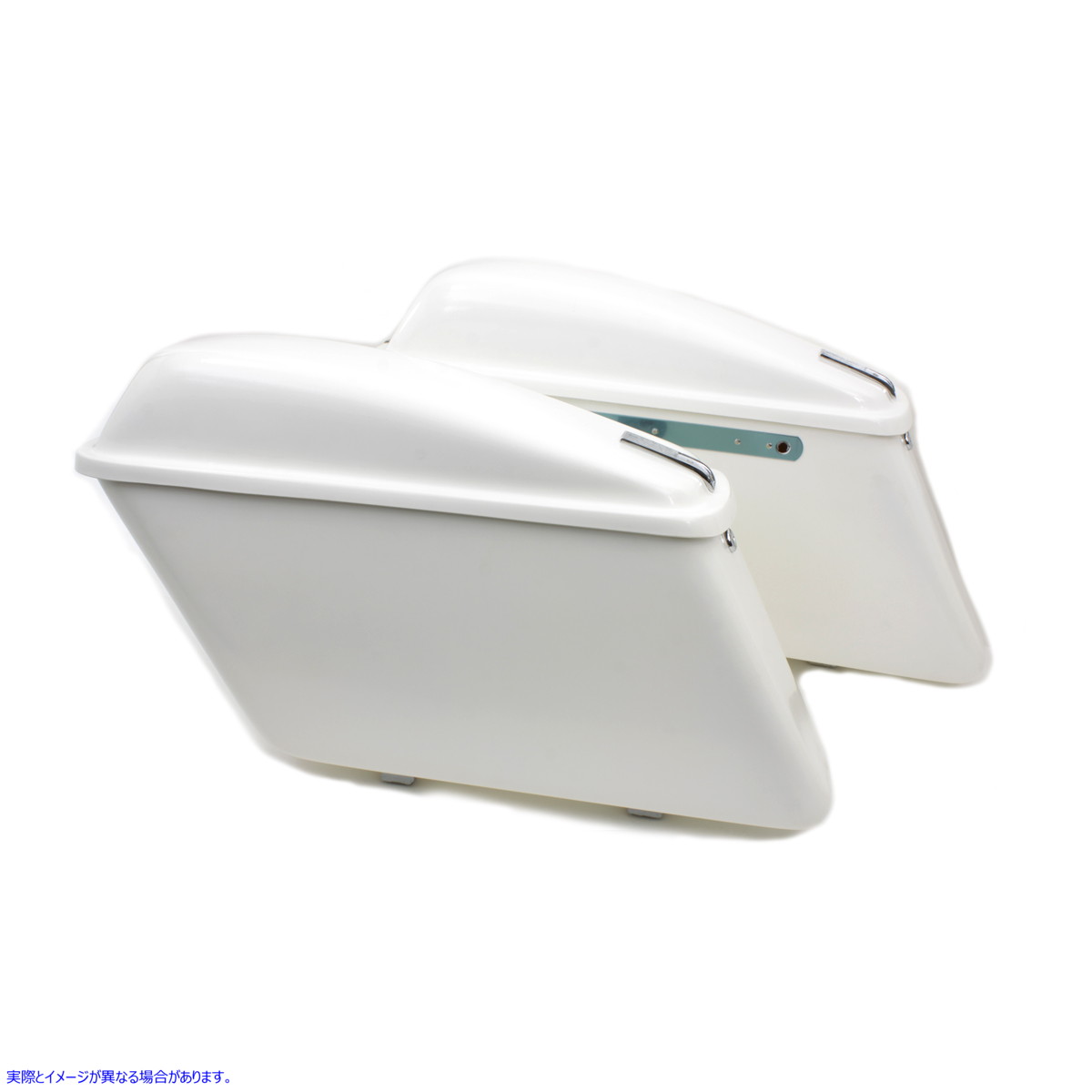 49-2050 レプリカホワイトサドルバッグセット 取寄せ Vツイン Replica White Saddlebag Set (検索用／