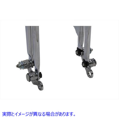 49-2412 18 インチ オフセット スプリング フォーク アセンブリ クローム 取寄せ Vツイン 18 inch Offset Spring Fork Assembly