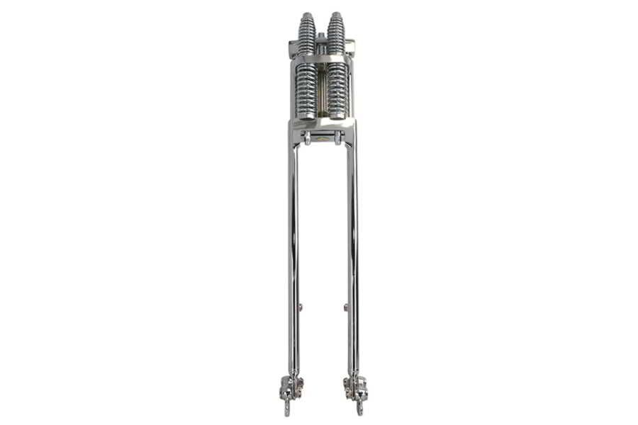 49-2469 取寄せ Vツイン Factory Sample D+D Narrow Spring Fork Assembly Chrome 25 inc (検索用／)