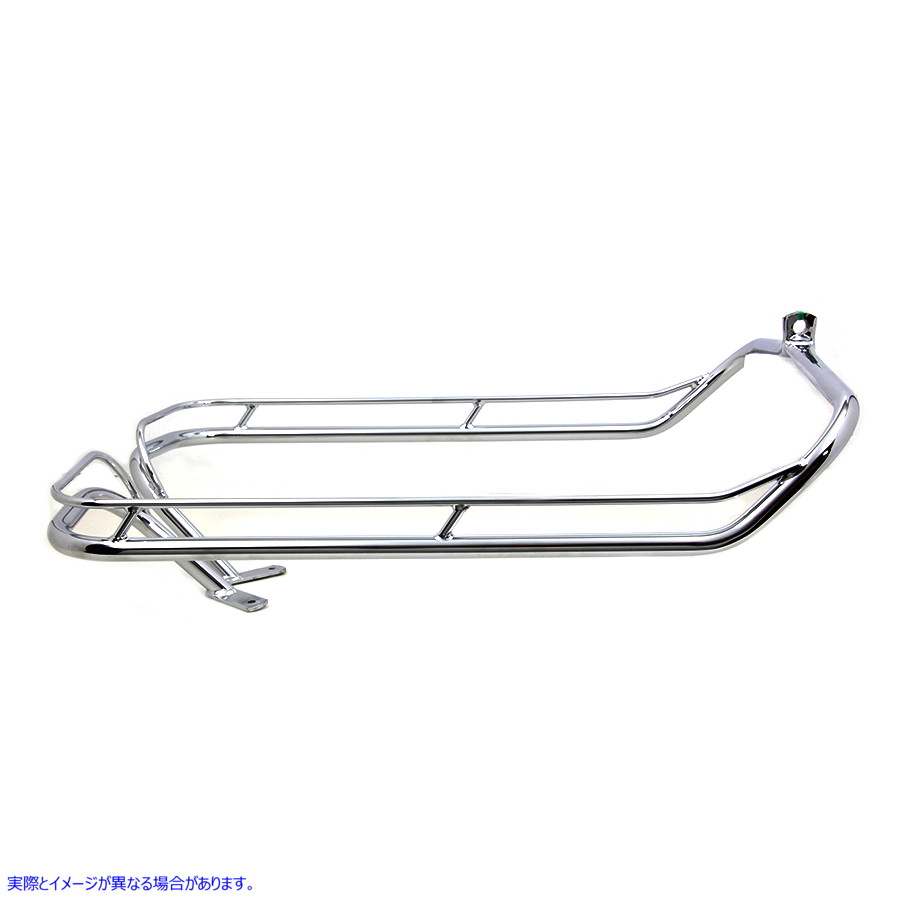 49-2502 クロームサドルバッグレールキット 取寄せ Vツイン Chrome Saddlebag Rail Kit (検索用／