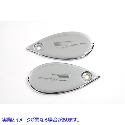 49-2565 ロッカー カバー セット クローム 取寄せ Vツイン Rocker Cover Set Chrome (検索用／ Paughco 168B