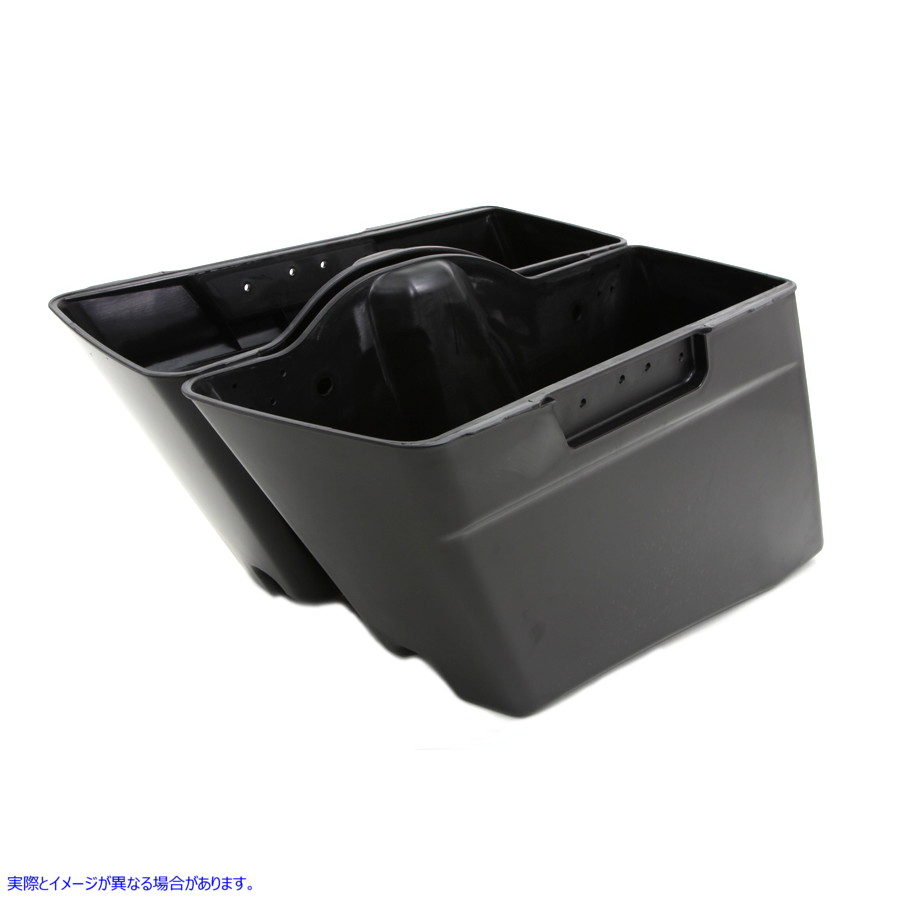 49-2667 カスタムストレッチサドルバッグボトムセット 取寄せ Vツイン Custom Stretch Saddlebag Bottom Set (検索用／92003-10B