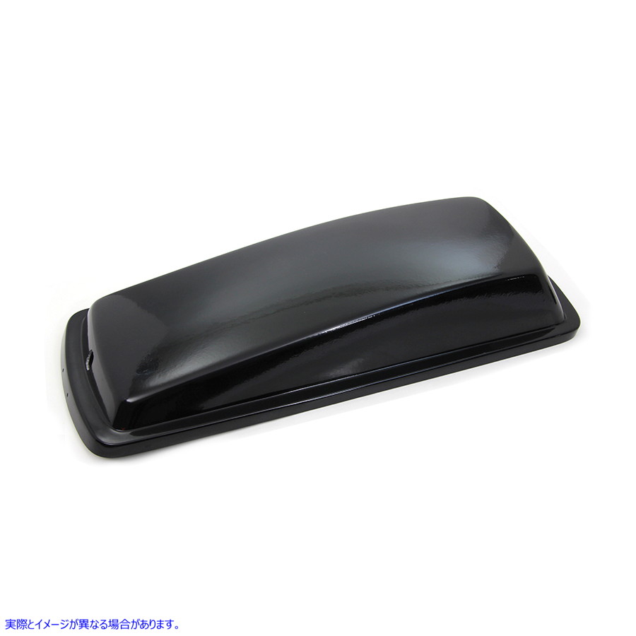 49-2702 黒いプラスチック製の右サドルバッグ蓋 取寄せ Vツイン Black Plastic Right Saddlebag Lid (検索用／90756-85