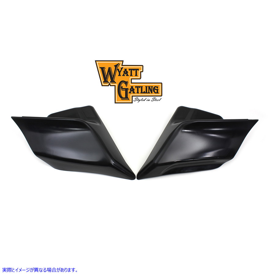 49-2719 ワイアット ガトリング コンター サイド カバー セット 取寄せ Vツイン Wyatt Gatling Contour Side Cover Set (検索用