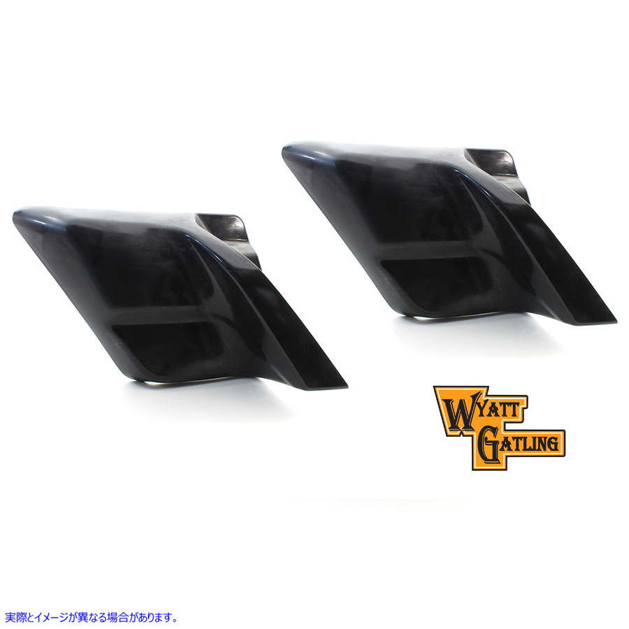 49-2721 ワイアット ガトリング FLT コンター サイド カバー セット 取寄せ Vツイン Wyatt Gatling FLT Contour Side Cover Set