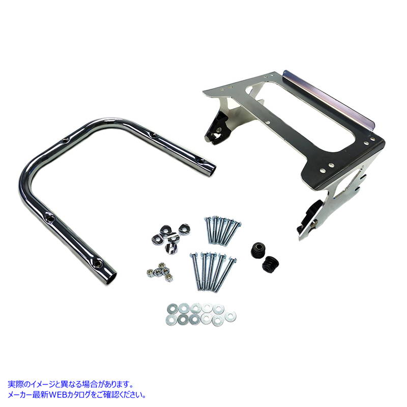 50-0002 クイック デタッチ ツアー ボックス マウント キット クローム 取寄せ Vツイン Quick Detach Tour Box Mount Kit Chrome