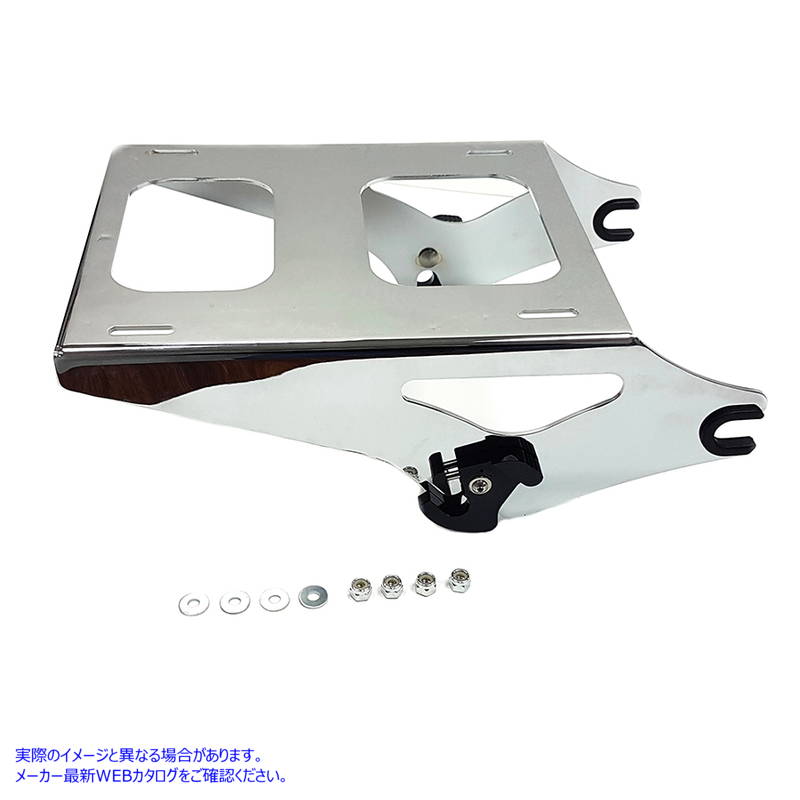 50-0006 クイック デタッチ ツアー ボックス マウント キット クローム 取寄せ Vツイン Detachable Two-Up Tour-Pak Mounting Ra